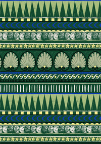 Silk Embroidered Dress Amphora Emerald