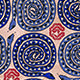 Frangipani Dress Snake Cobalt