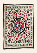 Uzbek Suzani Fabric Panel II