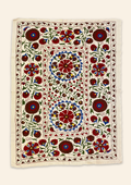 Uzbek Suzani Fabric Panel VIII