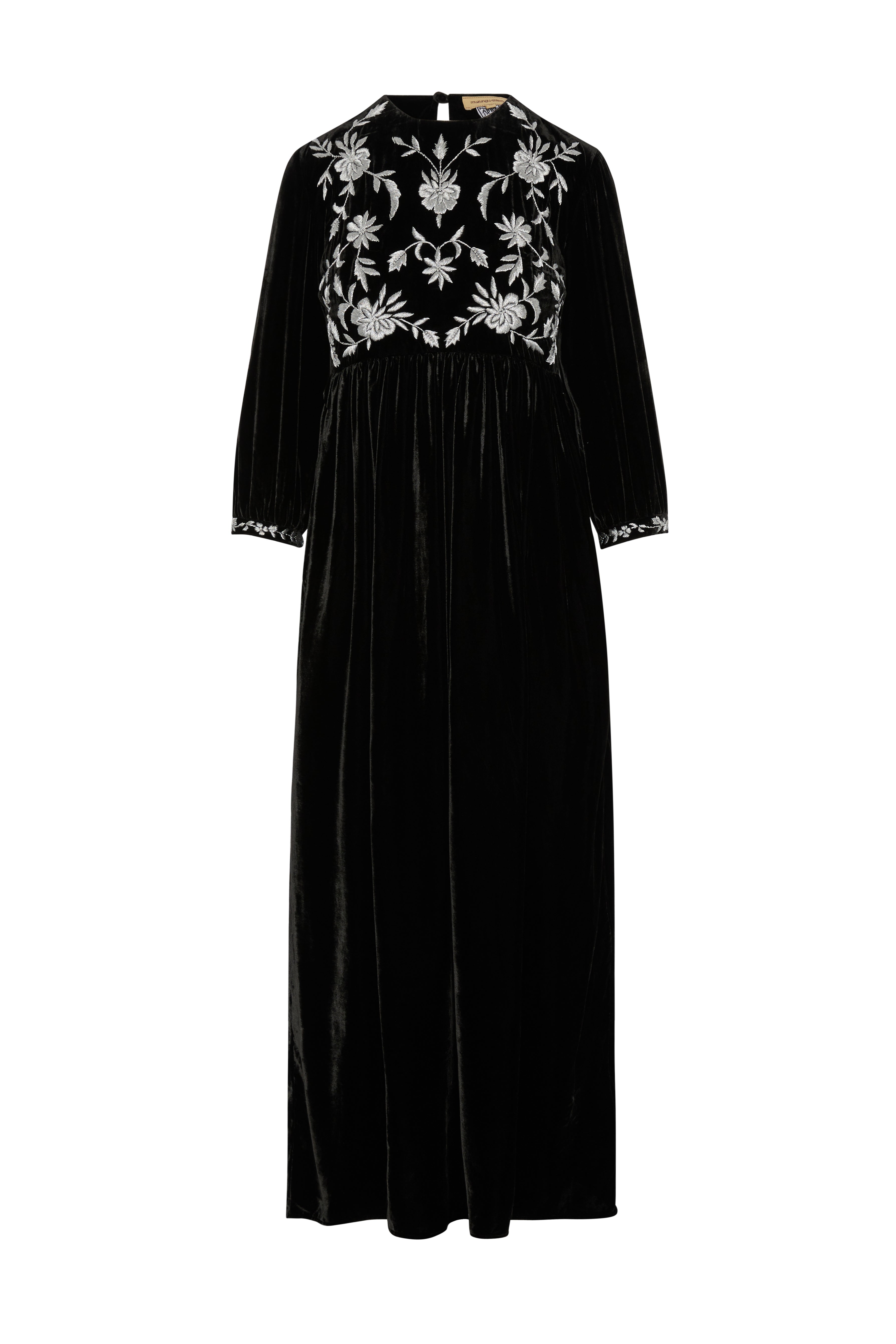 Touba Dress Black with Silver