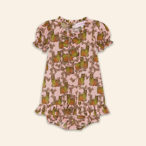 Kids Bella Dress Wild Cat Pink