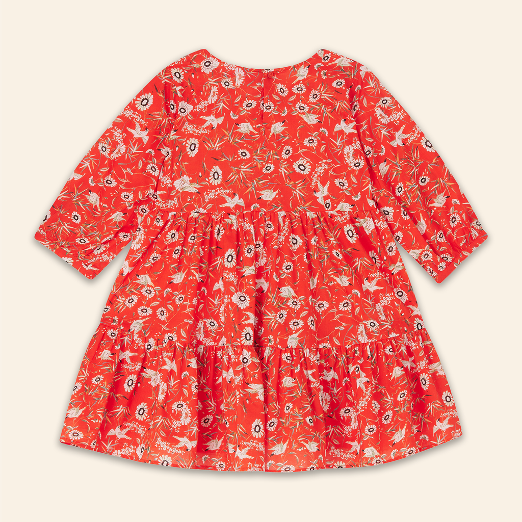 Kids Fran Dress Bird of Blessing