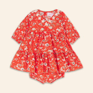 Kids Fran Dress Bird of Blessing