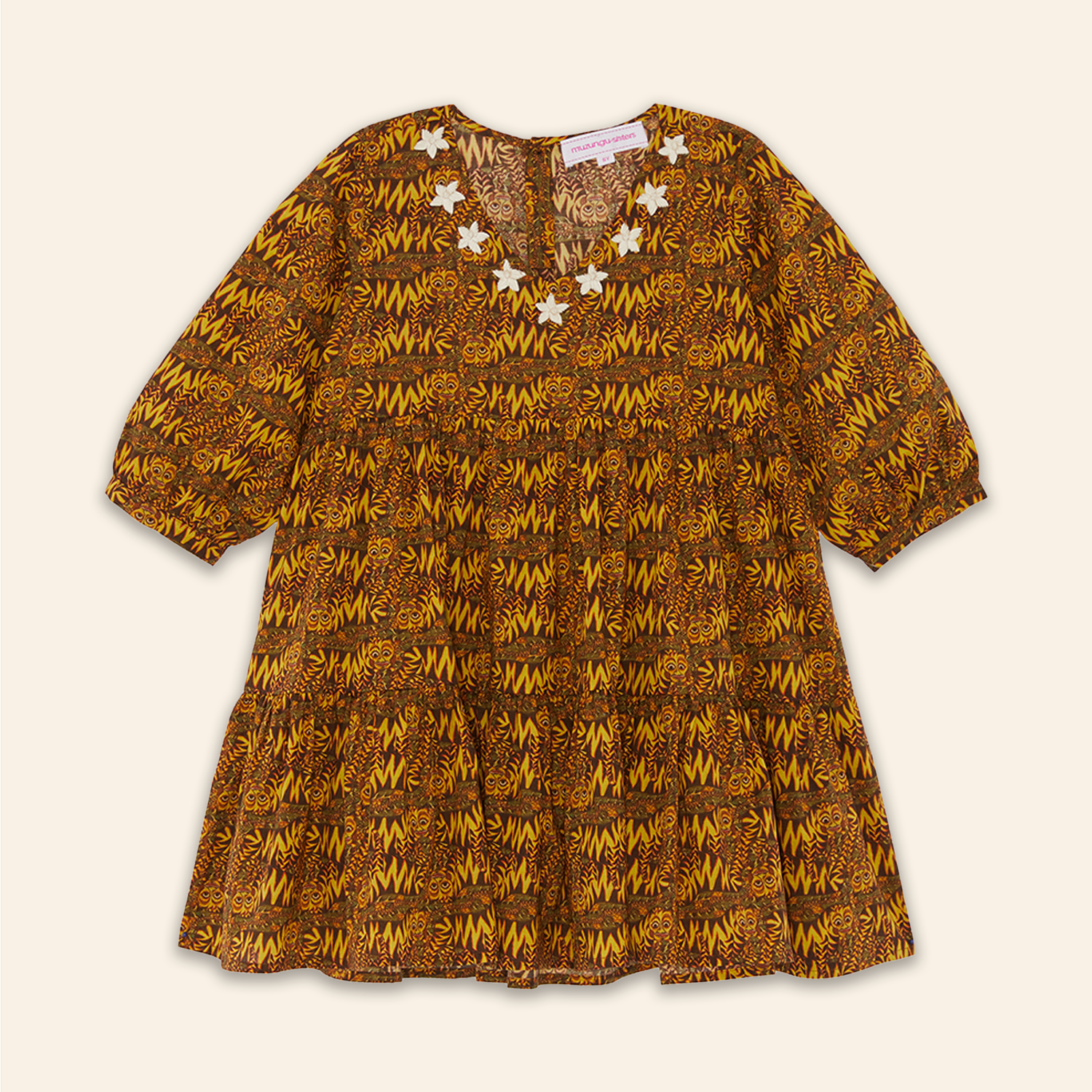 Kids Fran Dress Bengal Tiger