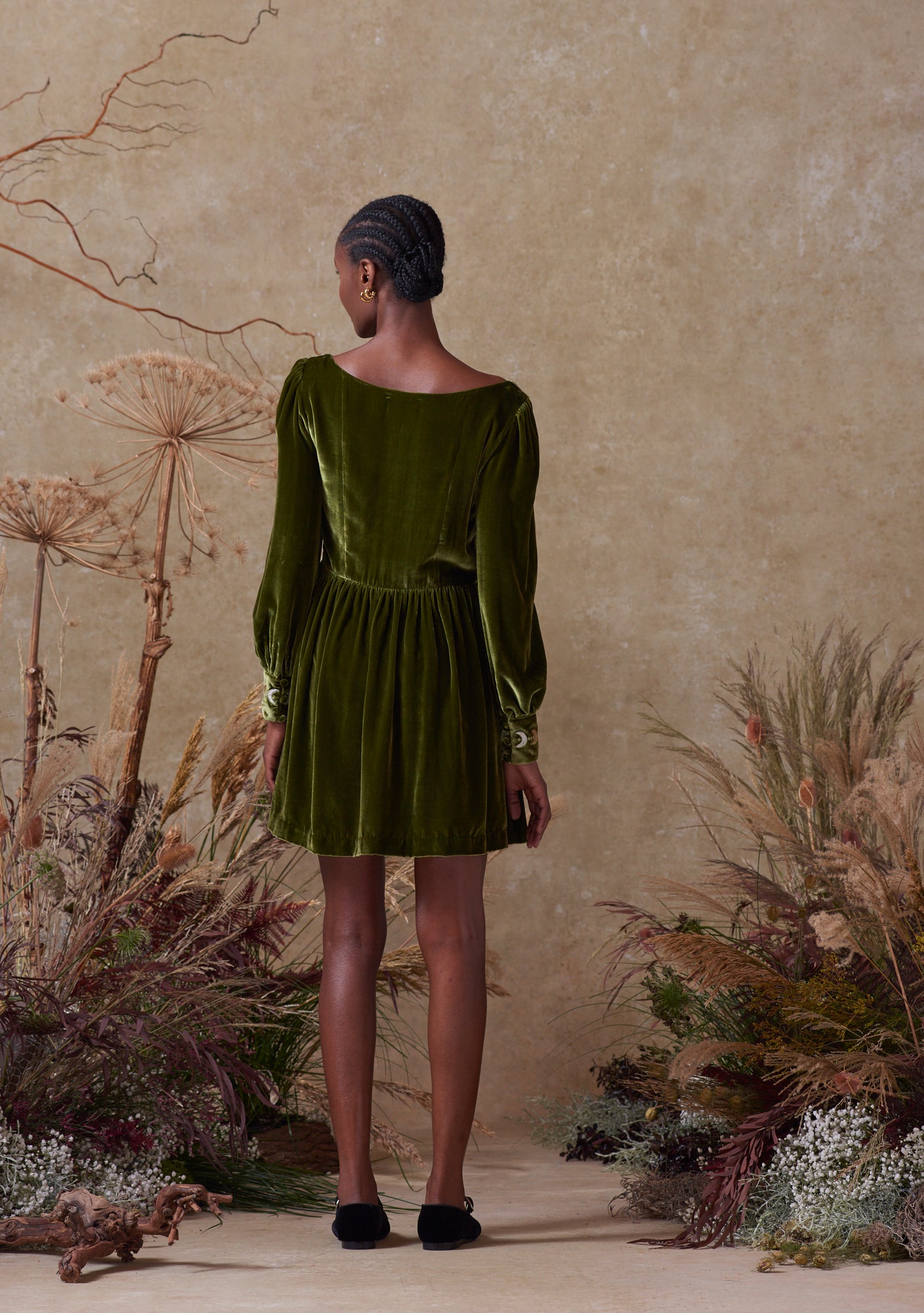 Anna Dress Green