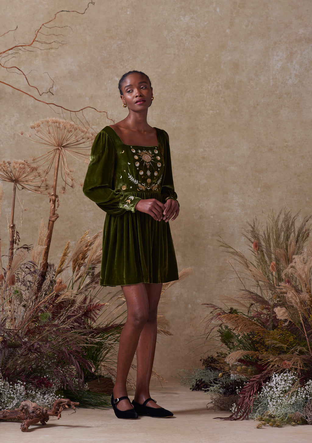 Anna Dress Green