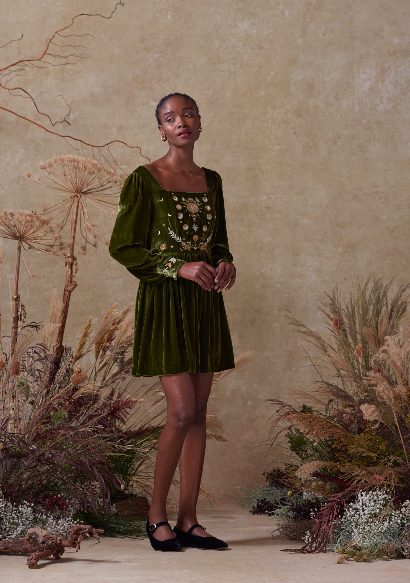 Anna Dress Green