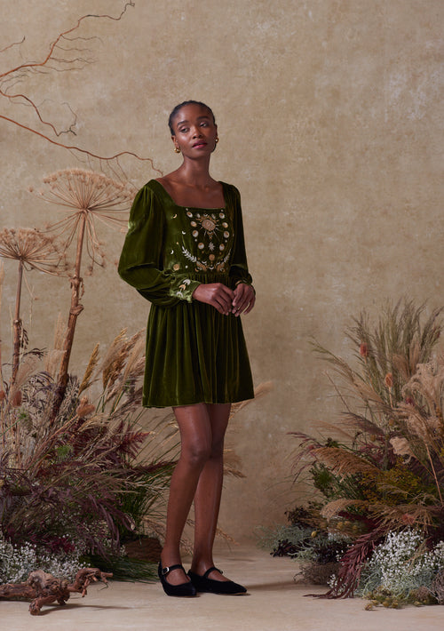 Anna Dress Green