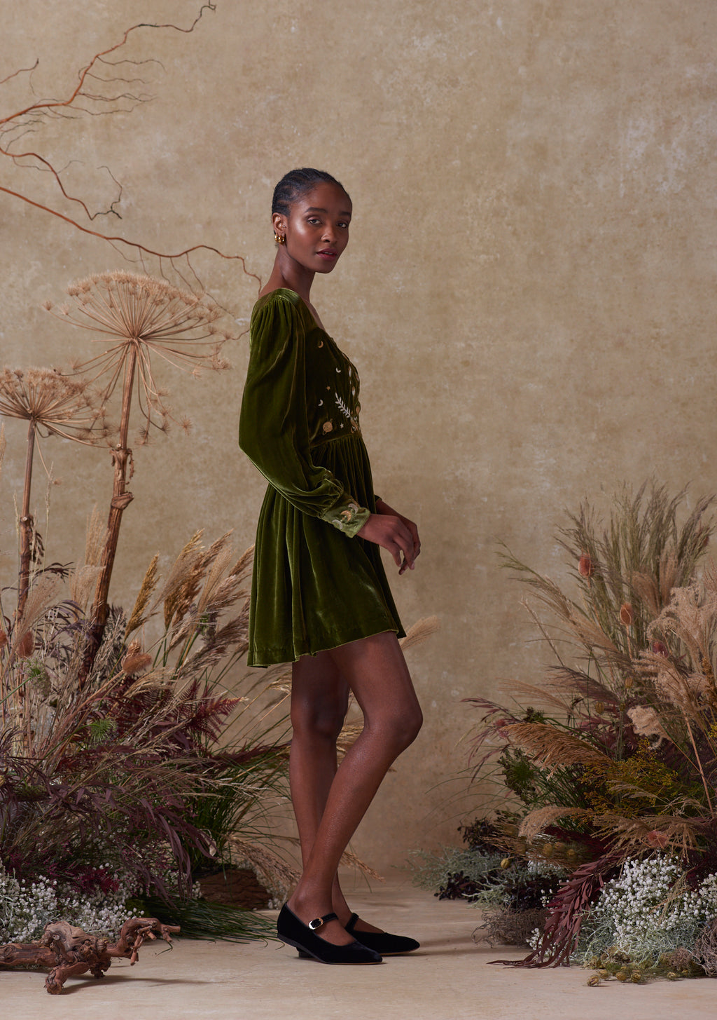 Anna Dress Green