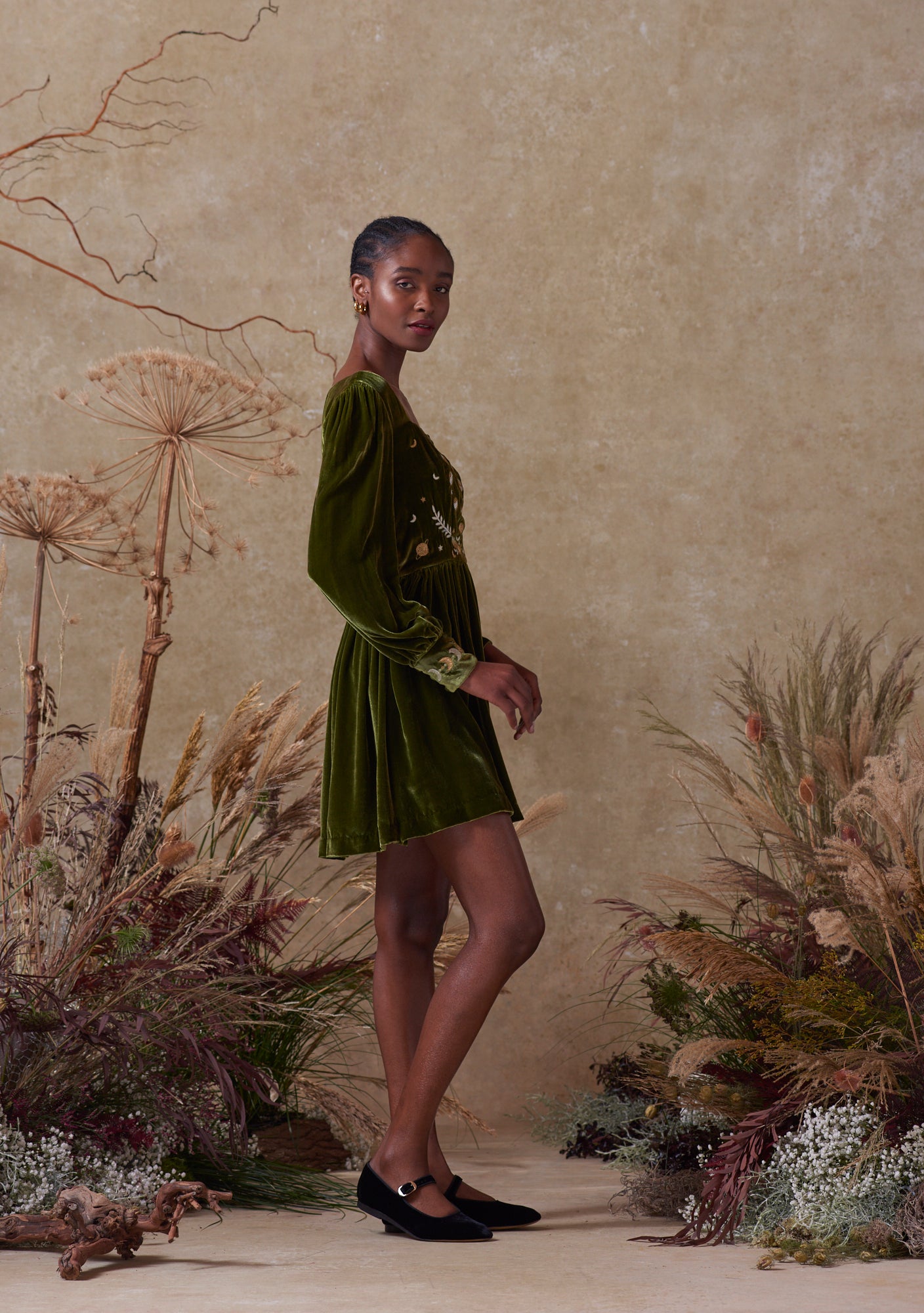 Anna Dress Green