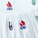 Frangipani Dress With Hieroglyph Embroidery