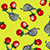 Cotton Embroidered Dress Berry Snail Acid