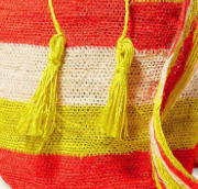 Rainbow Fique Mochila Orange and Yellow