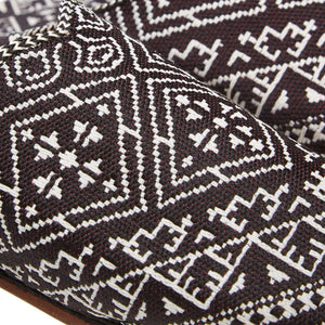 Embroidered Babouches Black