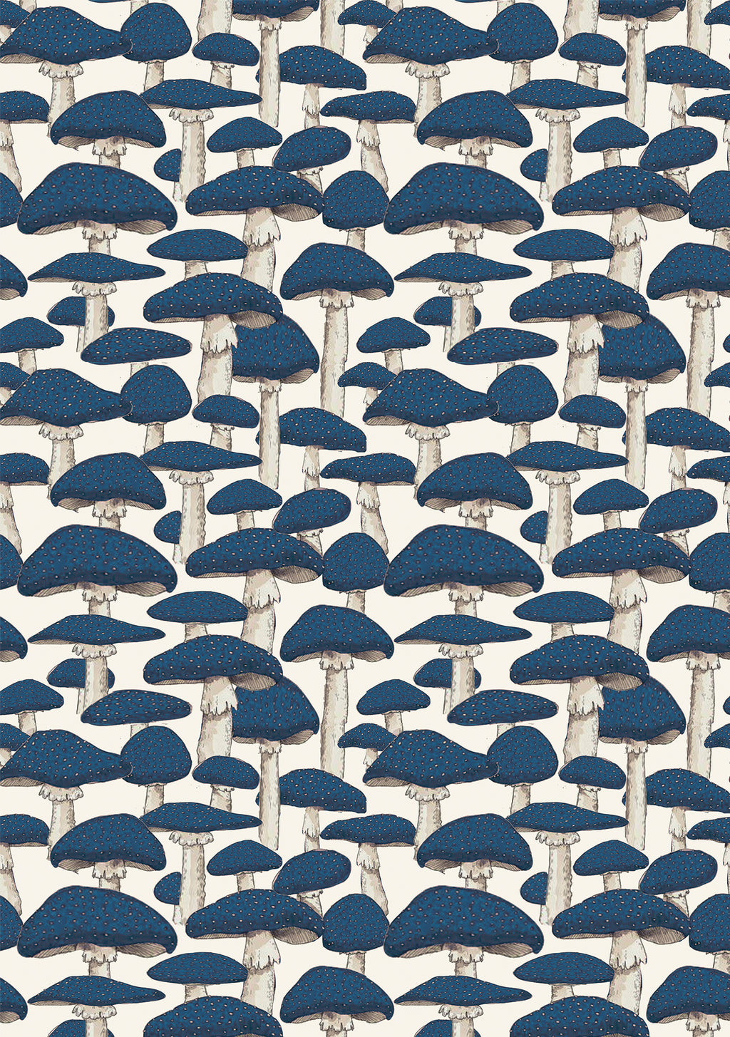 Kids Otto Shorts Blue Mushroom