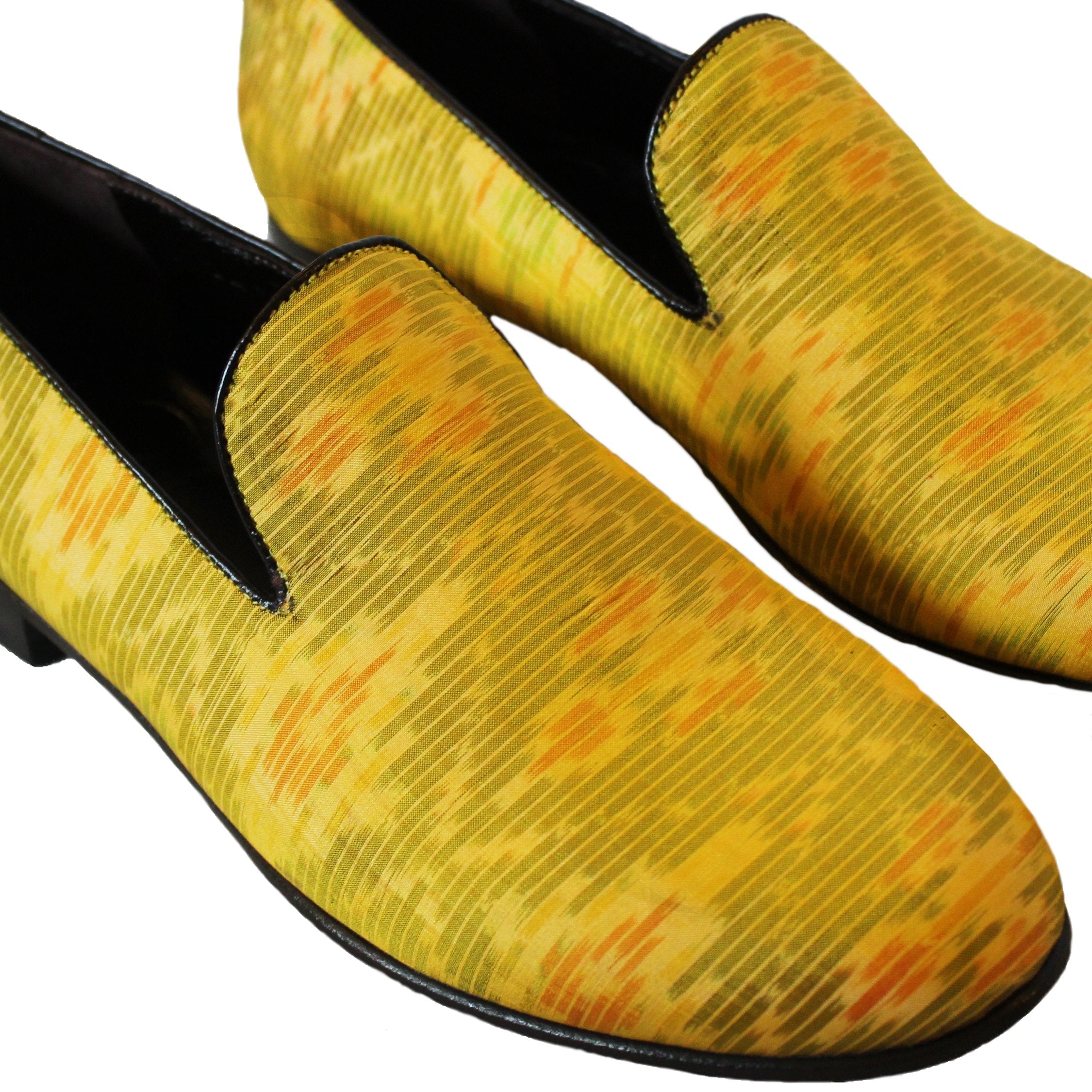 Muzungu Sisters x CB Yellow Ikat Shoes