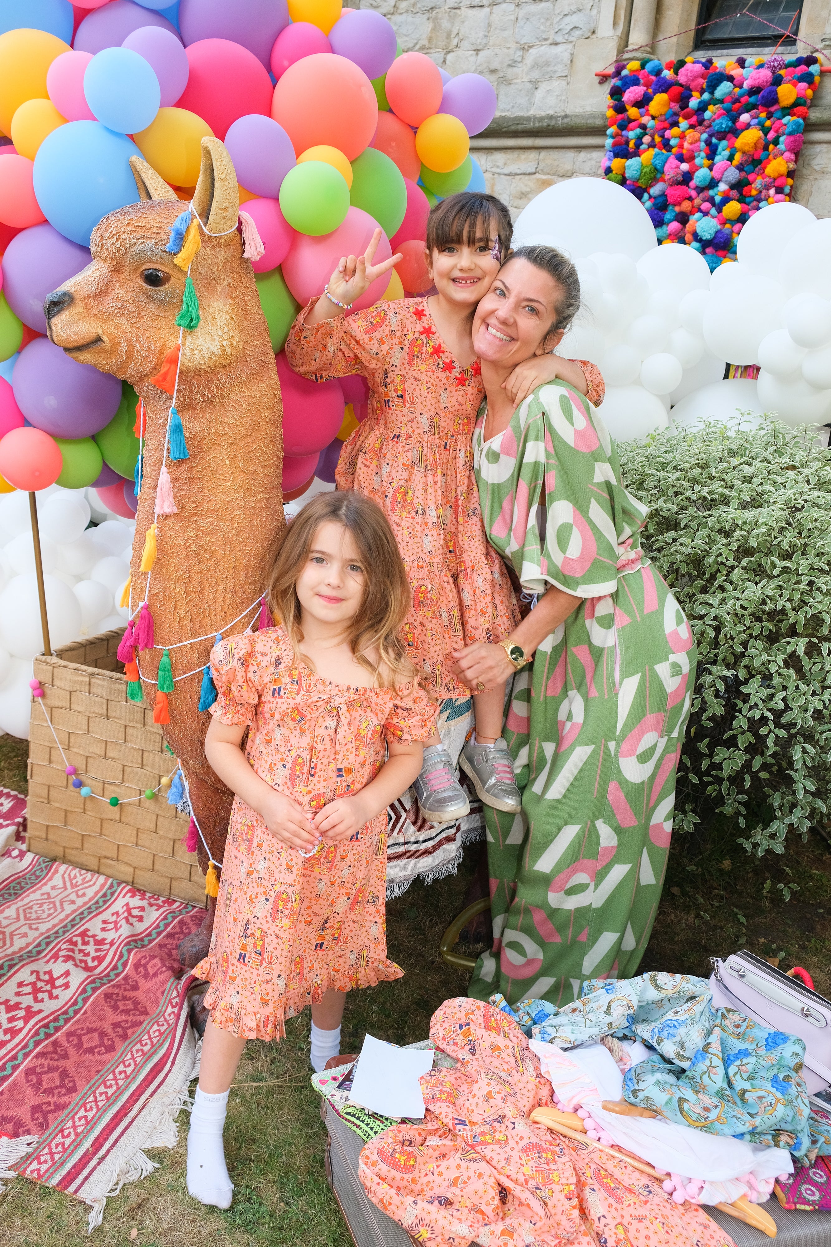 Kids Fran Dress Bihar Blessing Peach