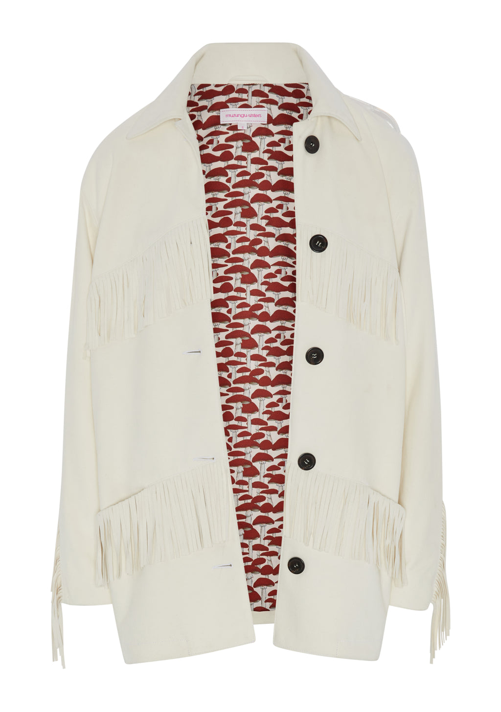 PREORDER Koko Fringe Jacket White