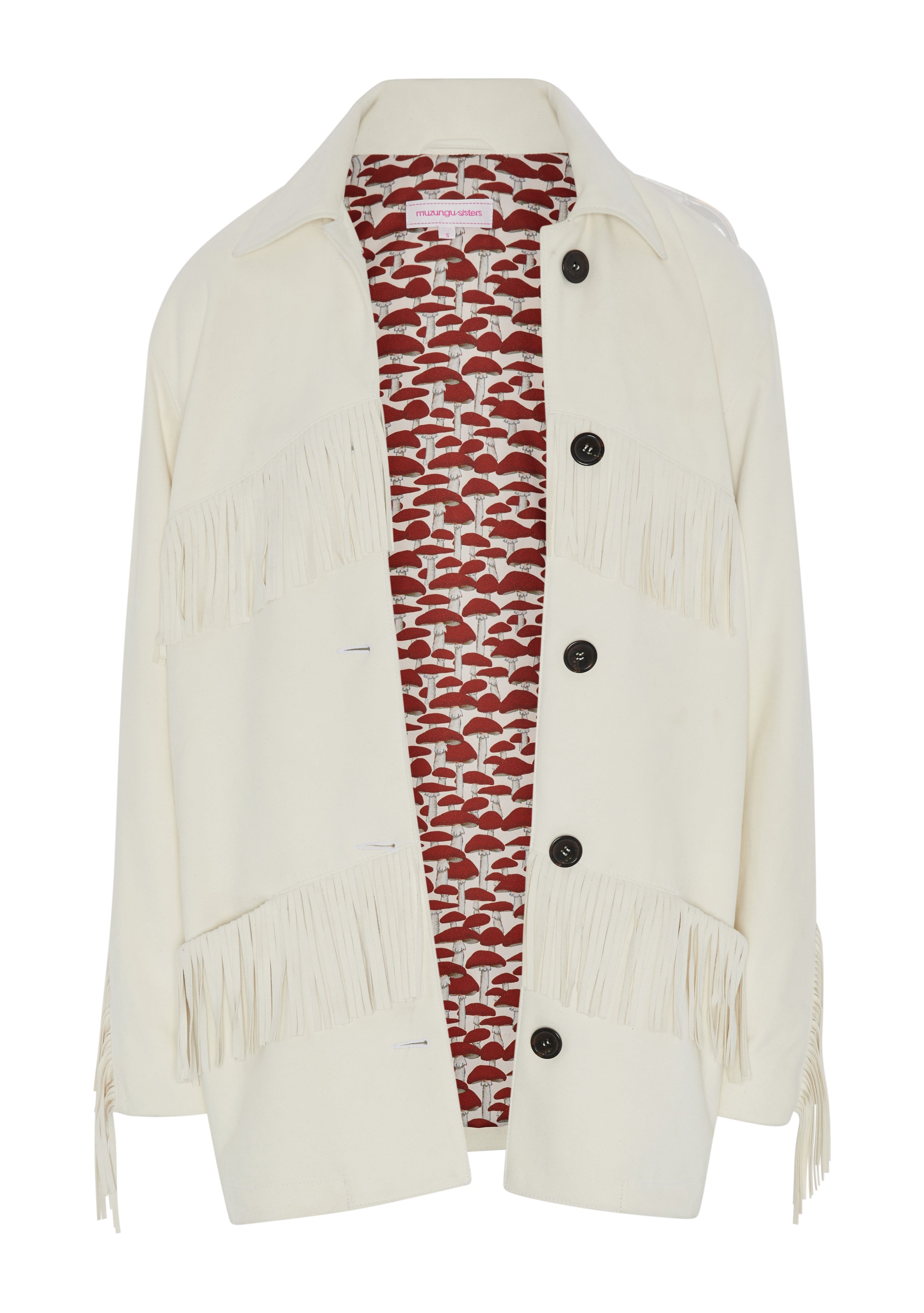 PREORDER Koko Fringe Jacket White