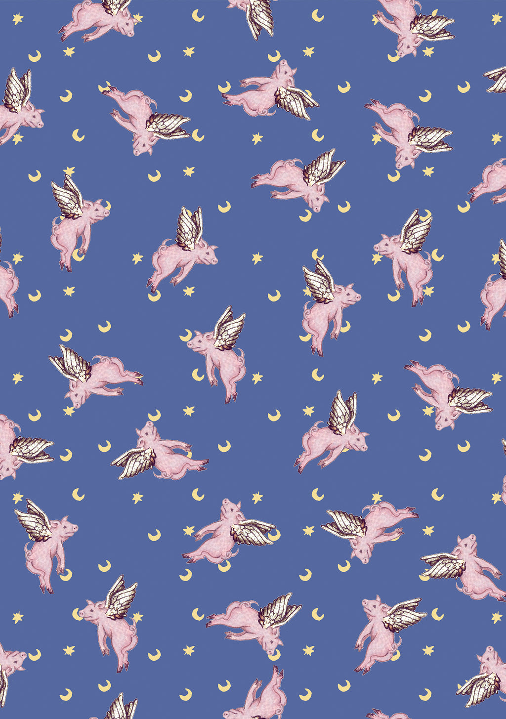 Silk Embroidered Dress Moonlight Pigs with Pink