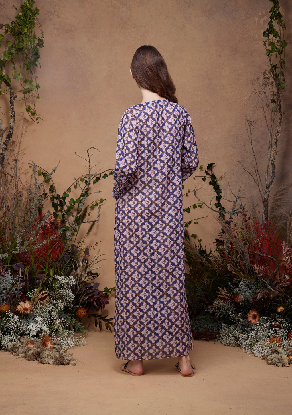 India Kaftan Smoking Tiger