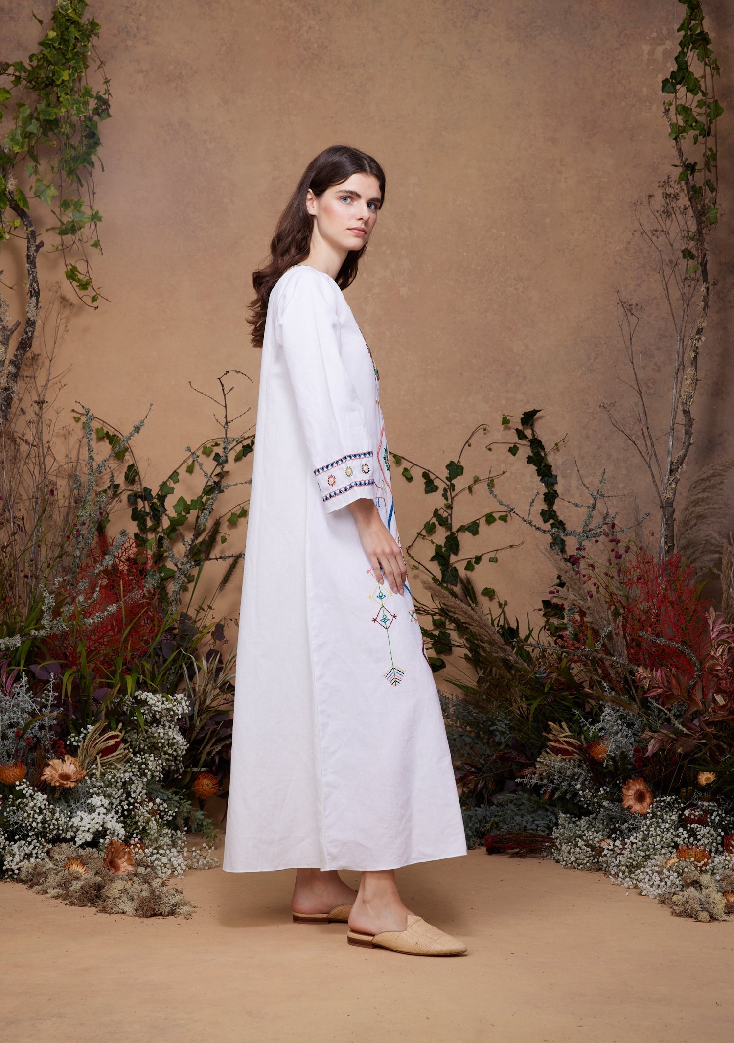 India Kaftan White