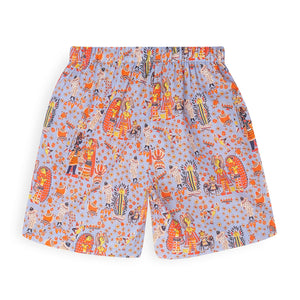 Kids Otto Shorts Bihar Blessings Periwinkle