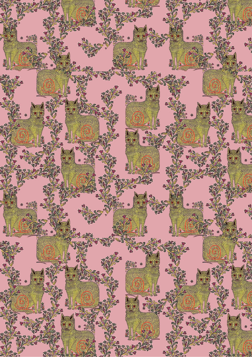 Kids Bella Dress Wild Cat Pink