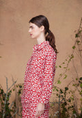 Fern Shirt Red Mushroom Linen