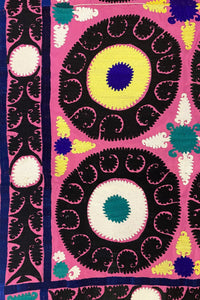 Uzbek Suzani Fabric Panel X