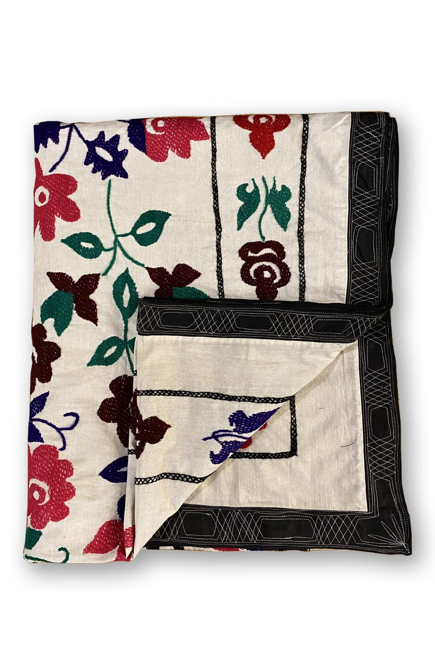 Uzbek Suzani Fabric Panel II