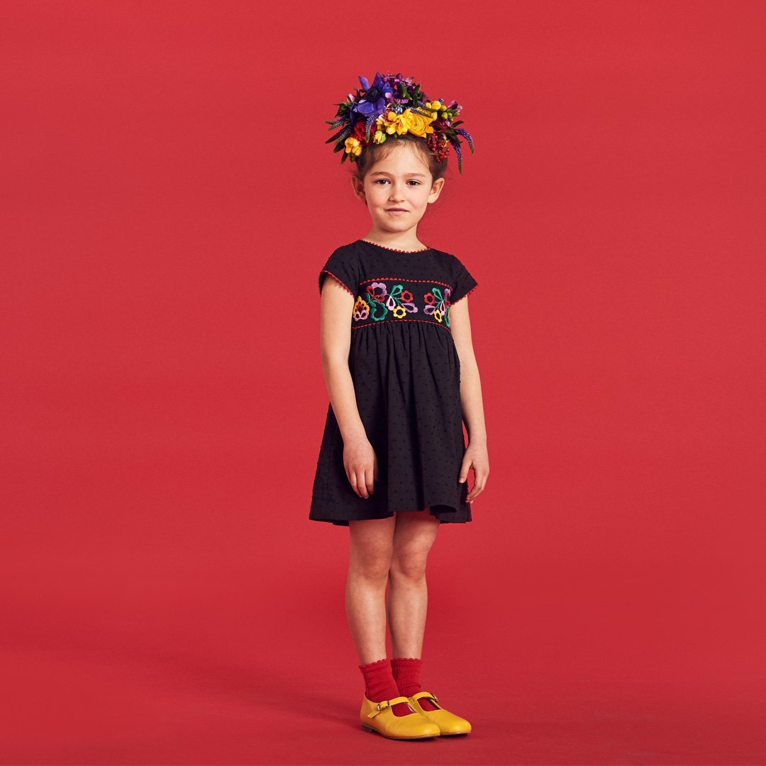 La Coqueta Kids X Muzungu Sisters Abelia Girl Embroidered Dress