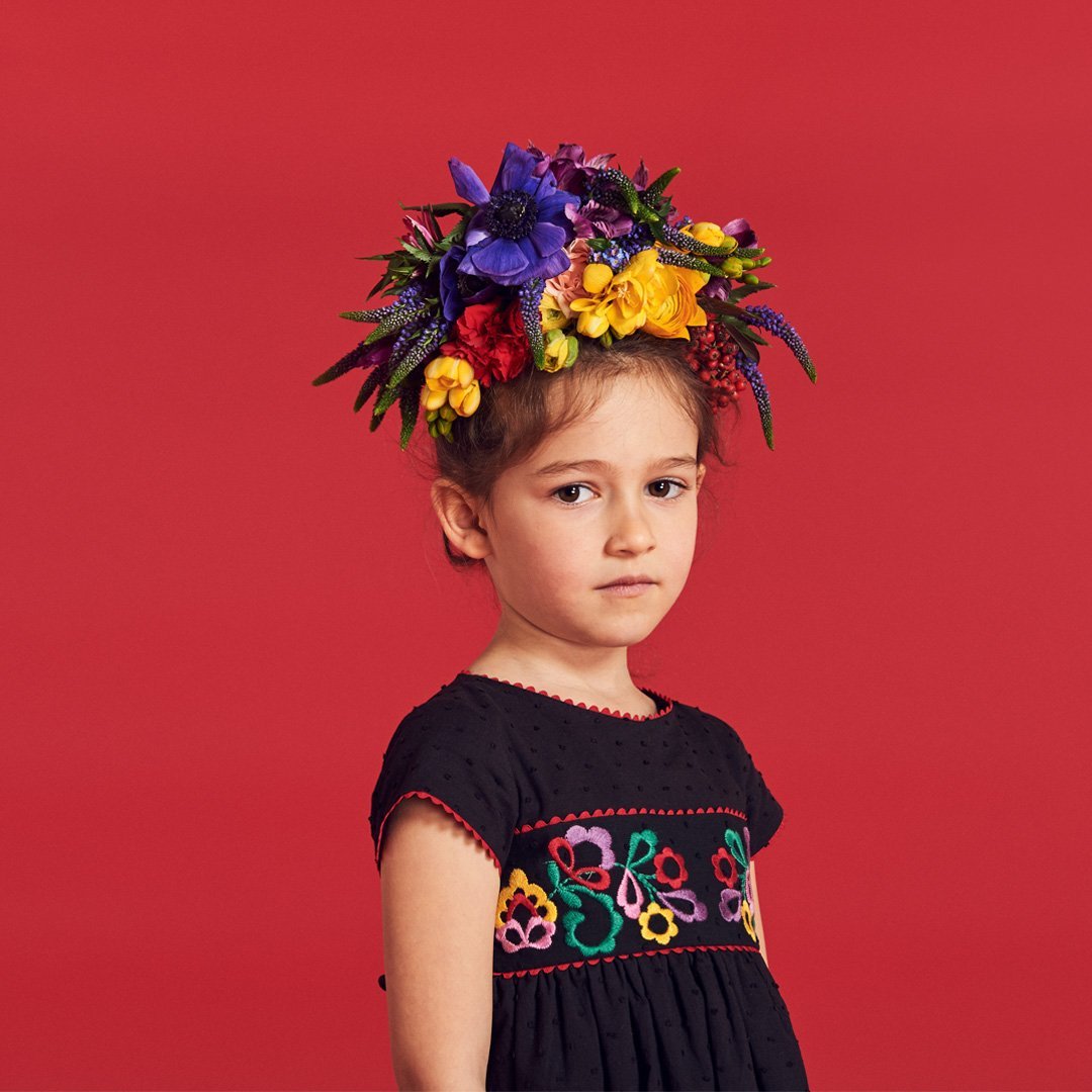 La Coqueta Kids X Muzungu Sisters Abelia Girl Embroidered Dress